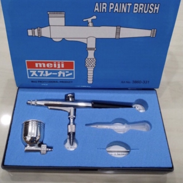 Jual MEIJI 7cc airbrush kit PISAH tabung spray gun air paint brush
