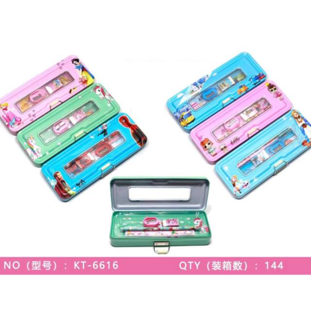 

Tempat pensil kaleng isi 6616