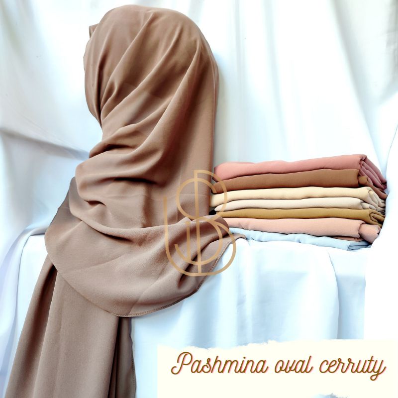 PASHMINA OVAL CERUTY BABYDOLL 200X75