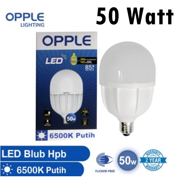 Lampu LED Capsule Kapsul HPB OPPLE 50w 50 Watt Bergaransi