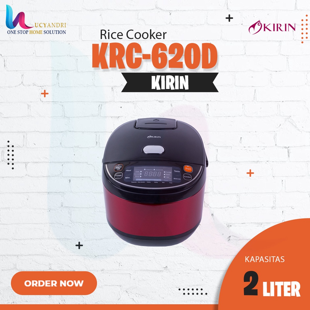 KIRIN RICE COOKER 2.0 LITER | KRC620D KRC-620D KRC 620D