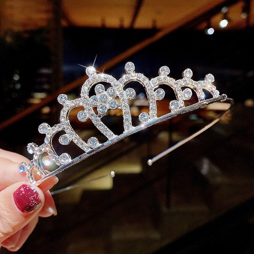 Needway Perhiasan Pernikahan Aksesoris Fashion Hiasan Kepala Bunga Manis Cinta Hati Putri Ornamen Bridesmaid Korea Sisir Rambut