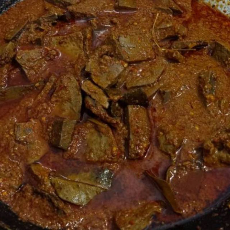 

rendang hati sapi