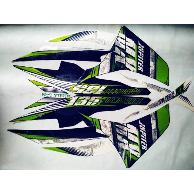 STIKER STRIPPING JUPITER MX 2013 HIJAU