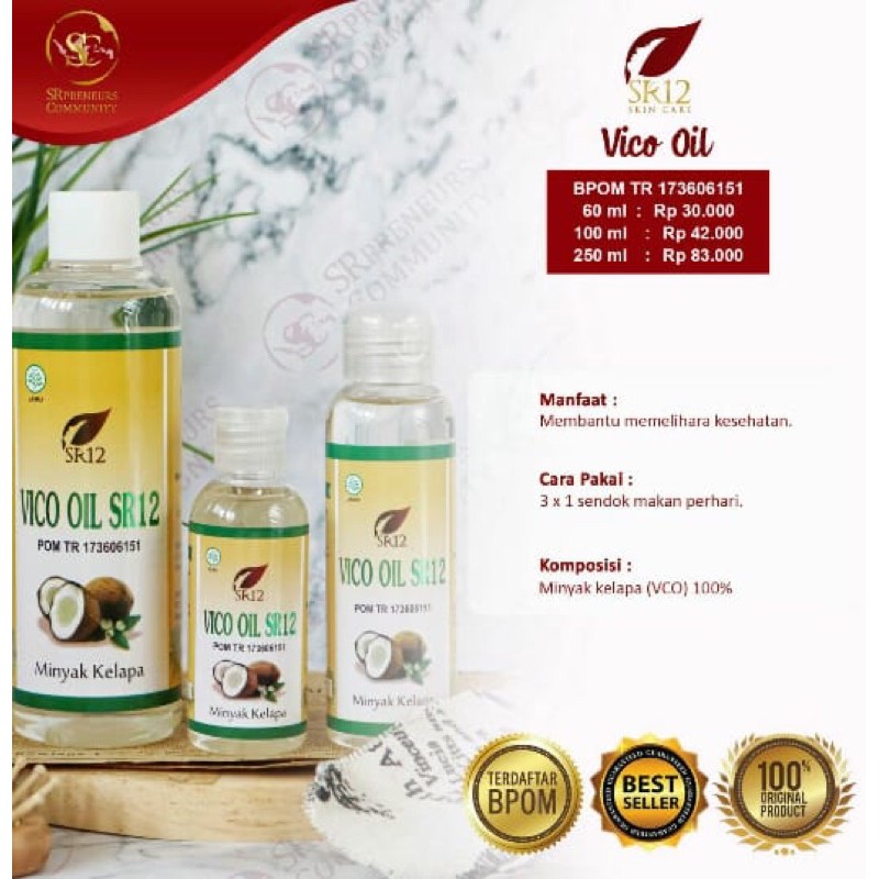 Vco 100ml SR12
