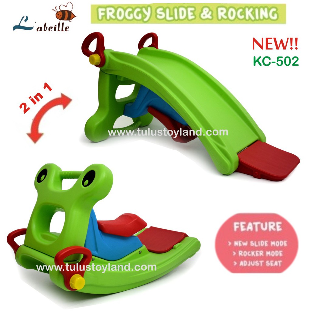 Perosotan Labeille NEW Froggy 2 in 1 Slide to Rocker Kuda Kudaan