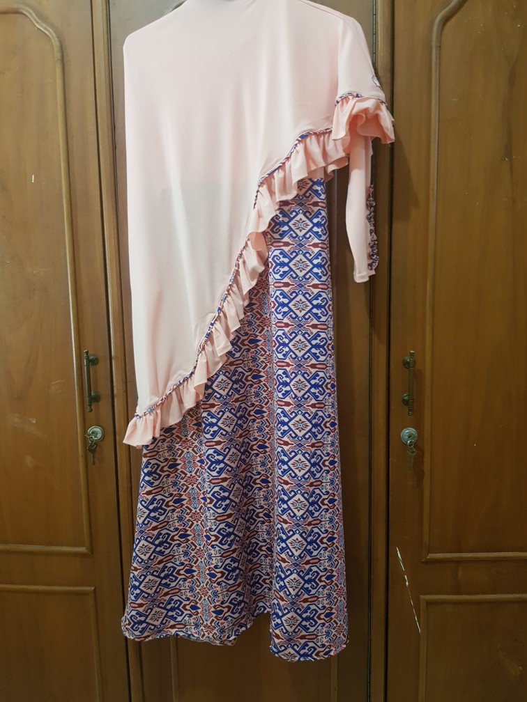 Dress Anak Ethnice Gamis Anak Motif Batik Etnik Cantik Miulan Hijab Pusat