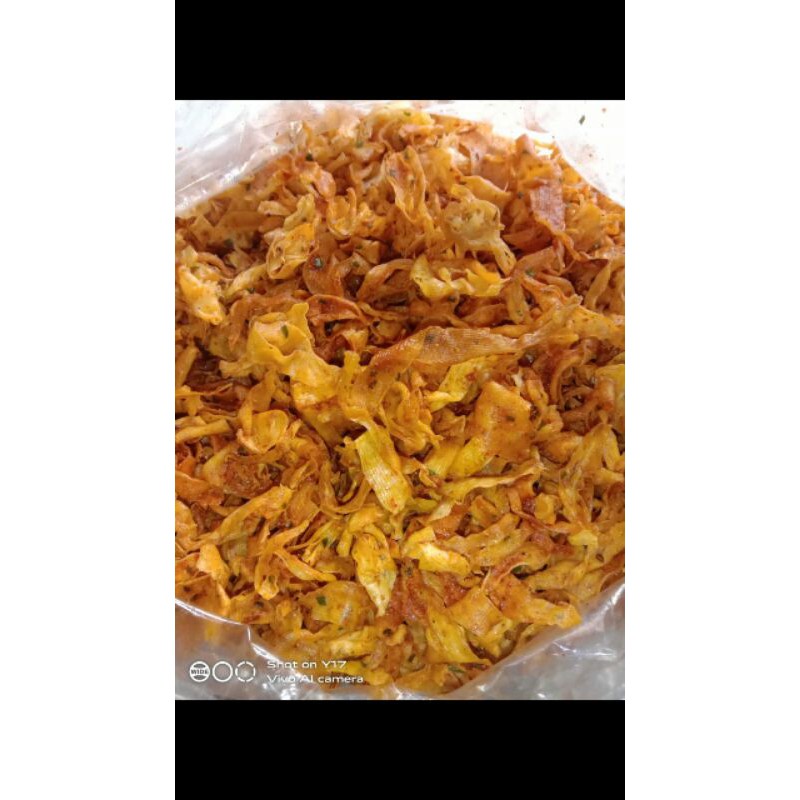 kripik singkong brekele pedes asin daun jeruk 500gr