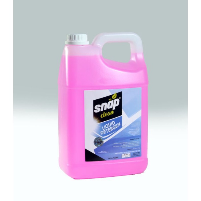 detergent cair / detergent laundry snap clean 4L keluar kota