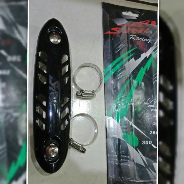 Tutup leher knalpot klx150