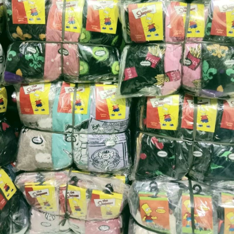 ( 12 PASANG ) Murah !!! KAOS KAKI MOTIF TK,SD,REMAJA-6