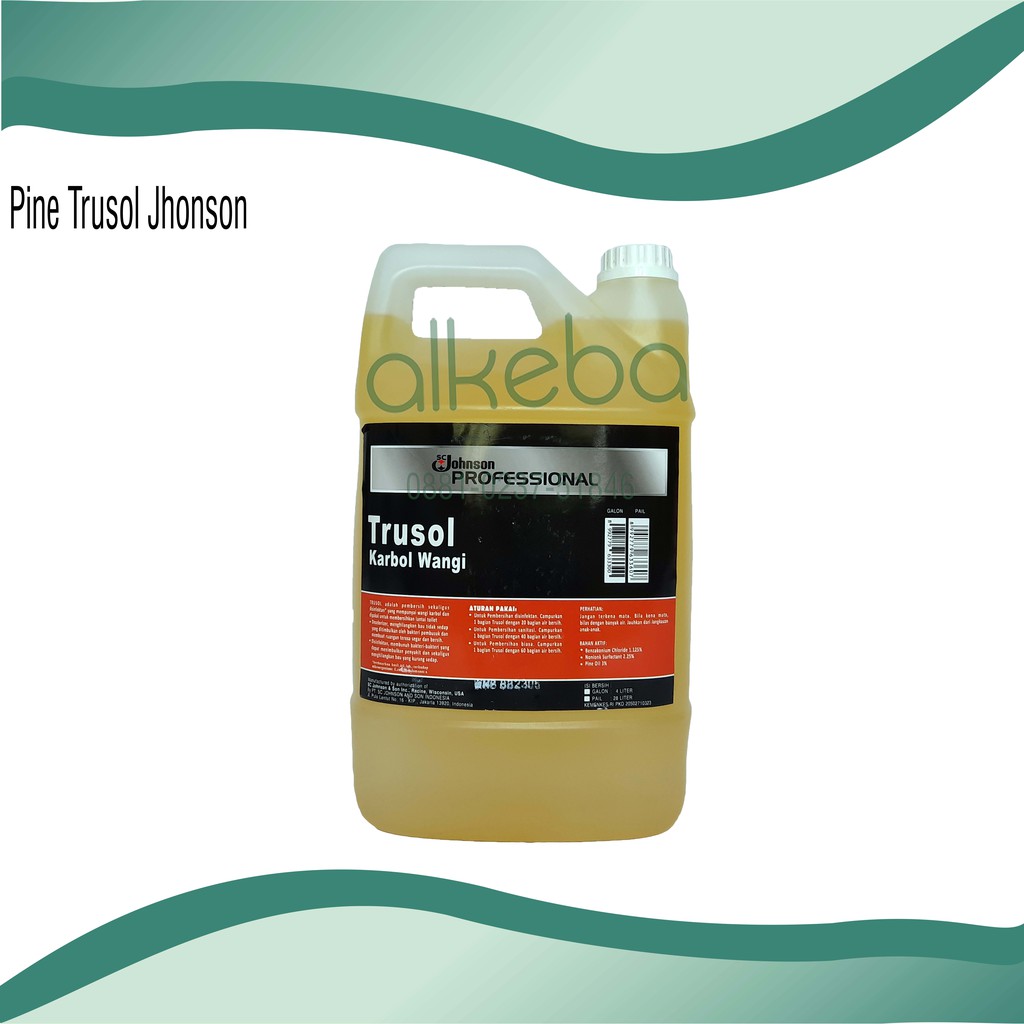 Pine Trusol - Pembersih disinfectant dengan wangi karbol Johnson/ Pembersih ruangan