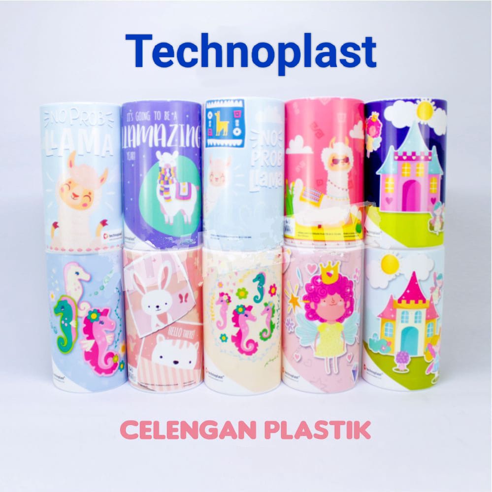 ~ PIYOSHI08 ~ TECHNOPLAST Celengan Plastik Motif Keren Lucu Coin Bank Souvenir MA82