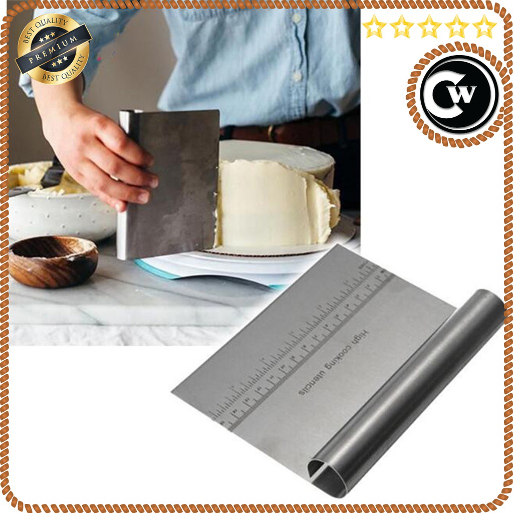 Spatula Scraper Kape Kue Tart Pizza Cutter