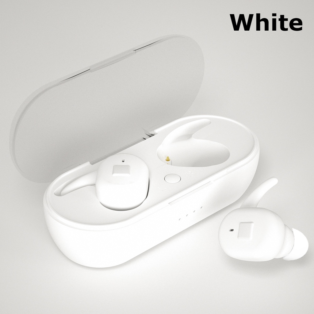 New TWS Earphone Headset Bluetooth Wireless V5.0 Touch Model Support Music Dan Call Function Lengkap Dengan Mic Untuk Pengguna Android Iphone-3