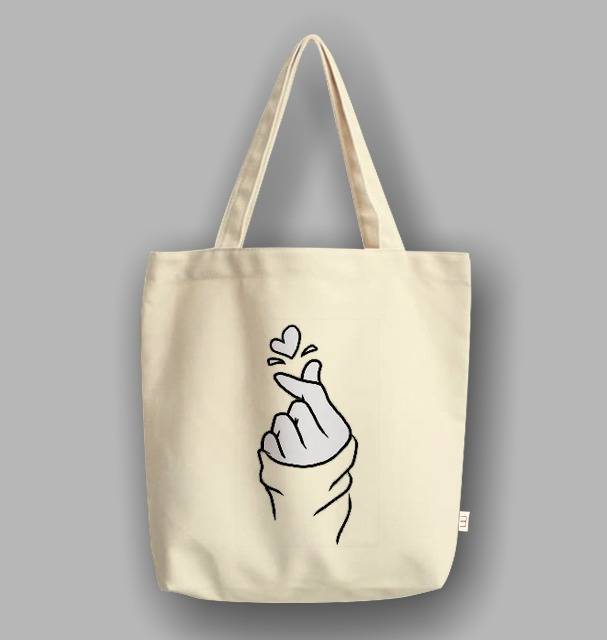 &quot;Messy&quot; Tote Bag Saranghae