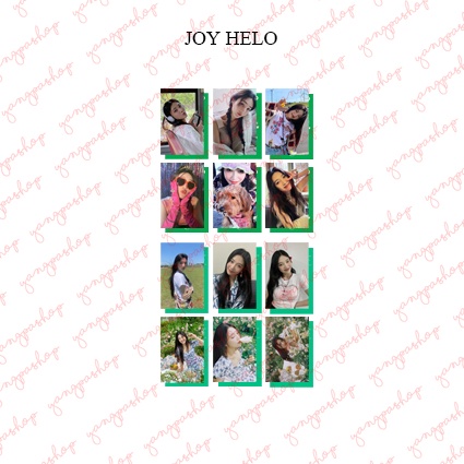 [READY / SET] RV JOY HELLO PHOTOCARD FAN MADE UNOFFICIAL BENEFIT REVE