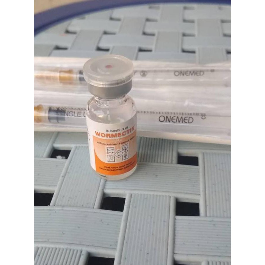Produk Terbaru Wormectin Obat Scabies ( Jamur Kutu Gudik Kudis ) Kelinci
