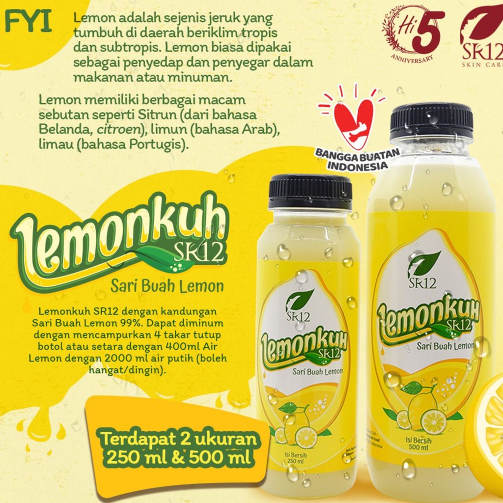 

SR12 Sehat Ramping Vitamin C dan Kecantikan Lemonkuh