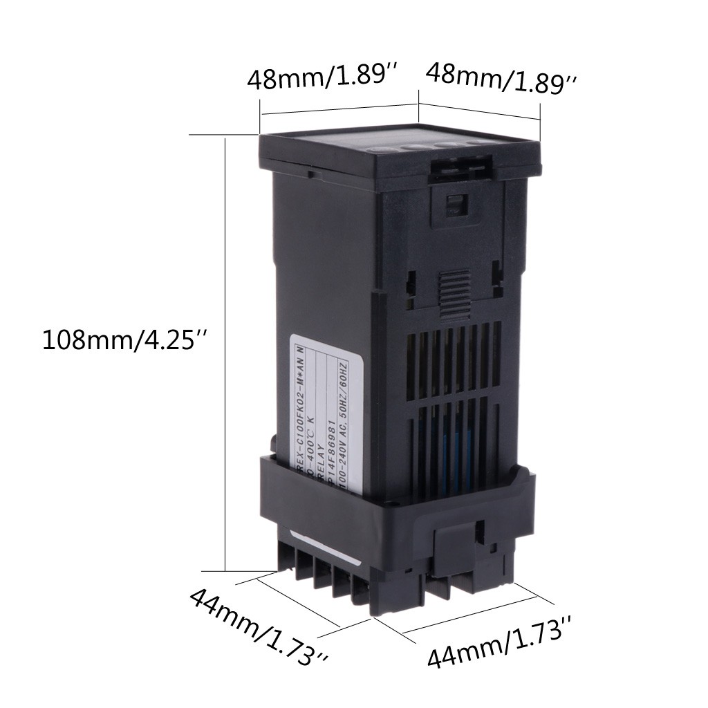 Controller Temperatur PID Digital REX-C100 (M) 0 ke 400  C K Type Relay Output