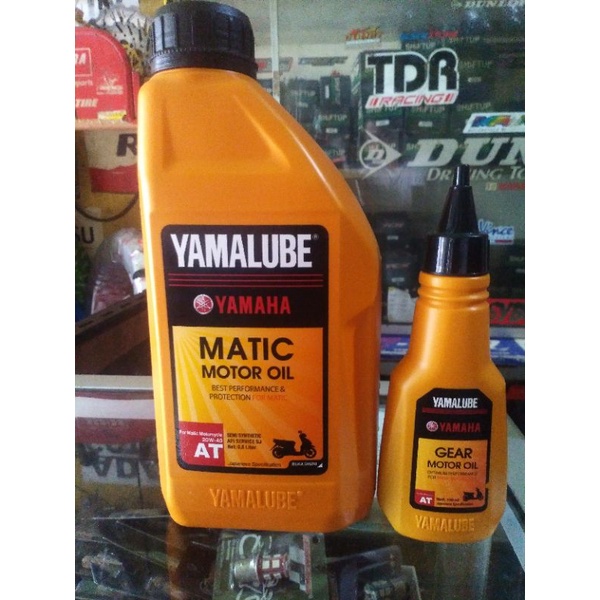 paket oli mesin yamalube matic + gardan 100 ml kecil yamaha  mio soul mio j s m3 xride gt 125 metik