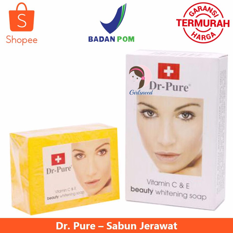 Dr Pure Sabun Anti Jerawat 80 gram Acne Care Soap Kuning Sabun Jerawat