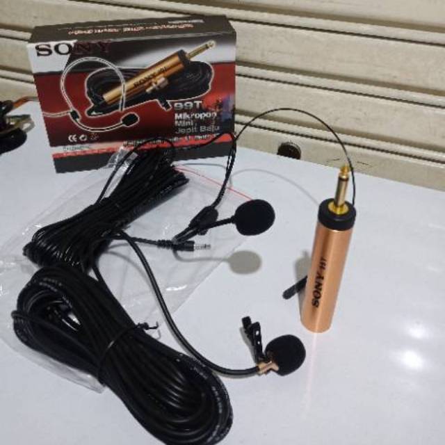Mic bando+ jepit Sony 99T suara jernih.cocok buat iman.all
