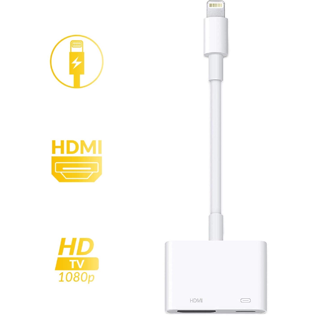 Compatible with iPhone iPad to HDMI Adapter Cable,Digital