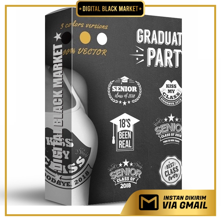 Graduate Party Collection - Vector Designs - Business Branding