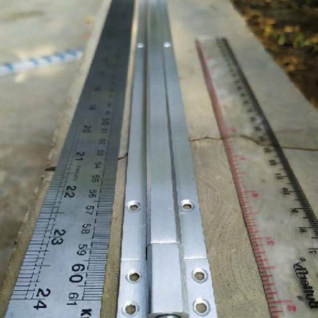 Grendel pintu rumah panjang 24 inch grendel kotak alumunium minimals 63 cm 25 inch 23,5 inch 59,5