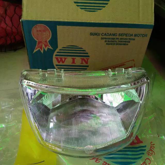 Reflektor lampu depan Yamaha Vega r lama atau fizr merek win