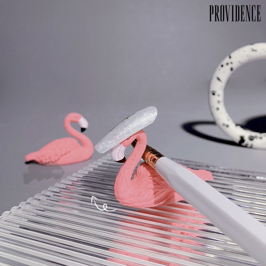 Providence Holder Kuku Palsu Motif Flamingo Untuk Latihan Nail Art / Manicure