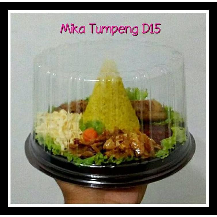 Mika Tumpeng Mini/ Mika Bolu Bulat/ Tumini Coklat D15 Bermutu