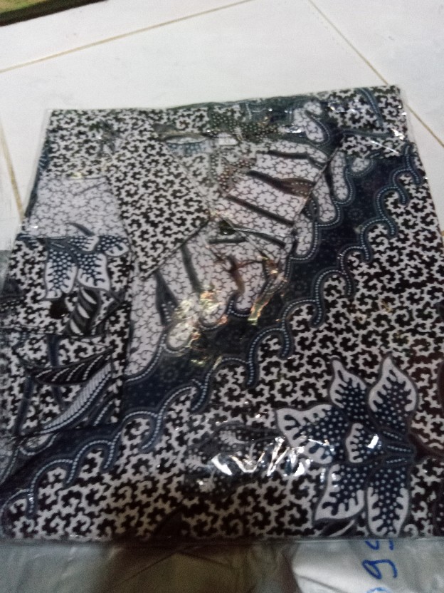 Kemeja Batik Pria Lengan Panjang Size M L Xl Xxl  Bswart Batik Hrb026