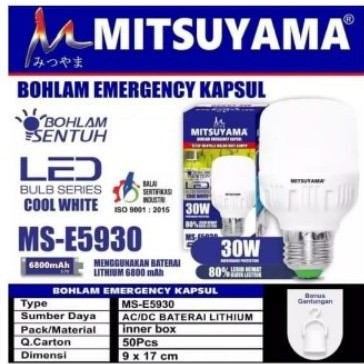 Lampu Emergency LED Mitsuyama 30 Watt