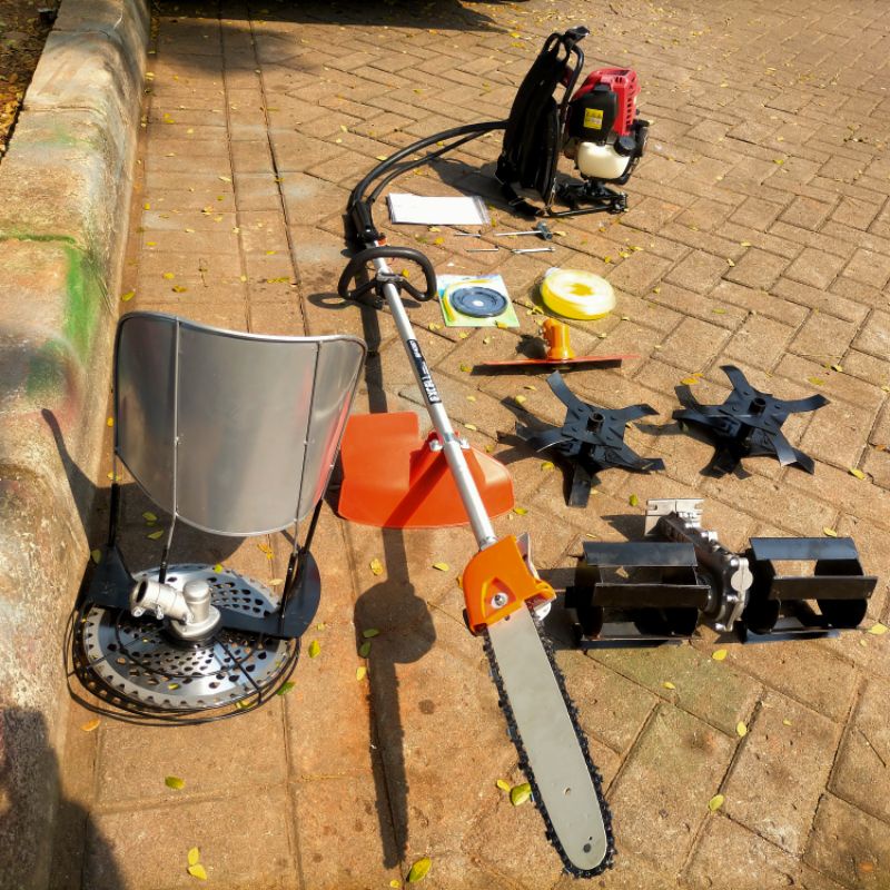 Mesin potong rumput merk honda gx-35 | 7 mata pisau