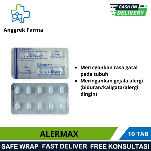 ALERMAX TABLET/OBAT GATAL KARENA ALERGI