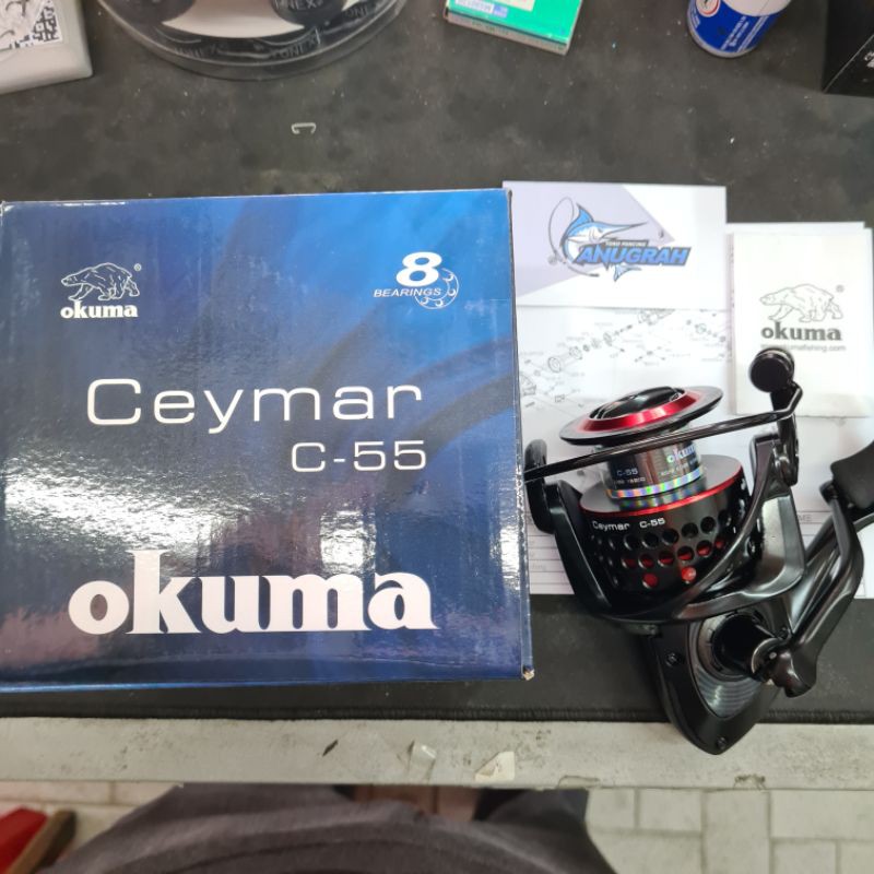 reel pancing laut okuma ceymar c55 / c 55