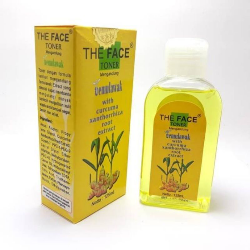 [BPOM] [125 ML] THE FACE TONER WAJAH ORIGINAL BPOM TONER TEMULAWAK
