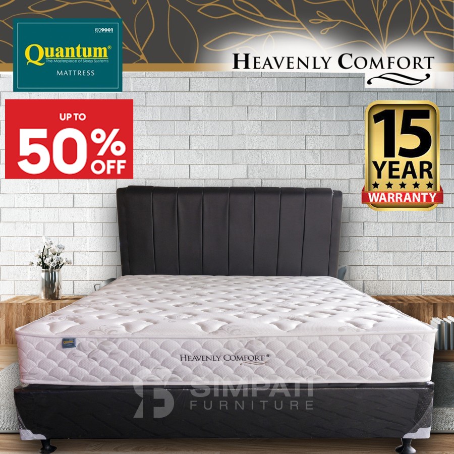 Spring Bed Quantum Heavenly Set Granada (Garansi 15 Tahun)
