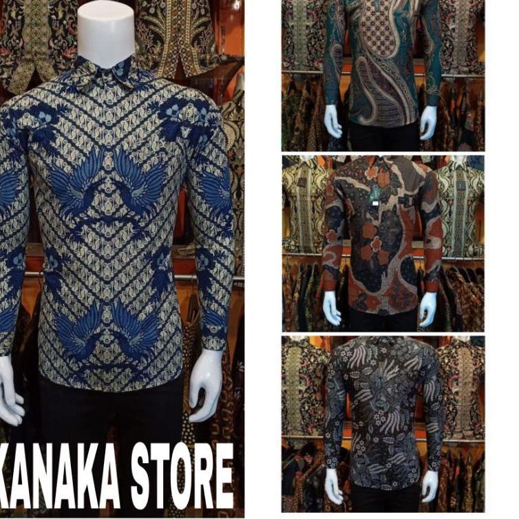 Paling Disukai.. Batik pria lengan panjang slimfit original / kemeja batik / butik baju batik pria /