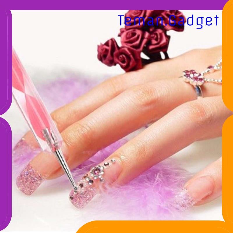 TG-FE159 RHINESTONE KUAS KUKU LUKIS 20 IN 1 NAIL ART DOTTING TOOLS - X-19