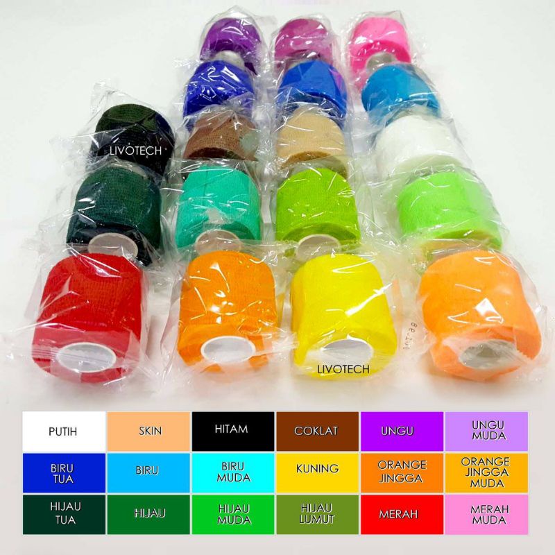 FINGER TAPE JARI POLOS | FINGER TAPE FUTSAL SEPAK BOLA WRISTAPE  | Wristape Futsal Volly Jari  | Fin