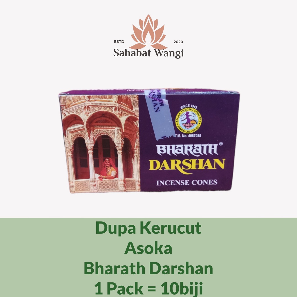 Hio Dupa Kerucut Cone India Asoka Bharath Darshan 1 Pack