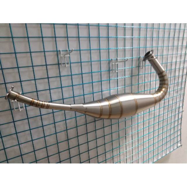 tabungan knalpot ninja rr dan r ukuran 40 bahan stenlis