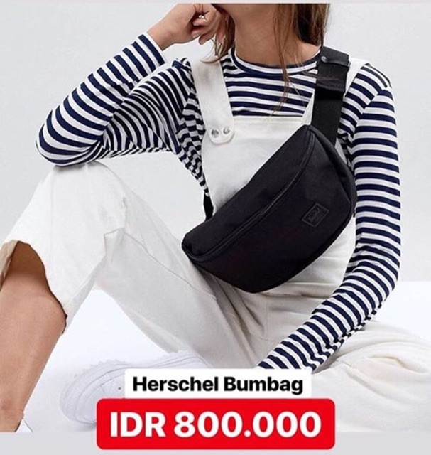 Herschel bumbag all black