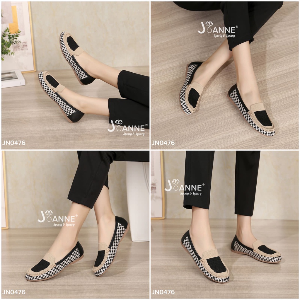 JOANNE Comfy Loafers Shoes #JN0476 ORIGINAL