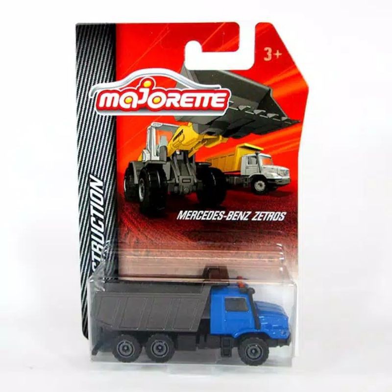 Jual Diecast Dump Truck Mercedes Benz Zetros Majorette Construction Scala 1:64