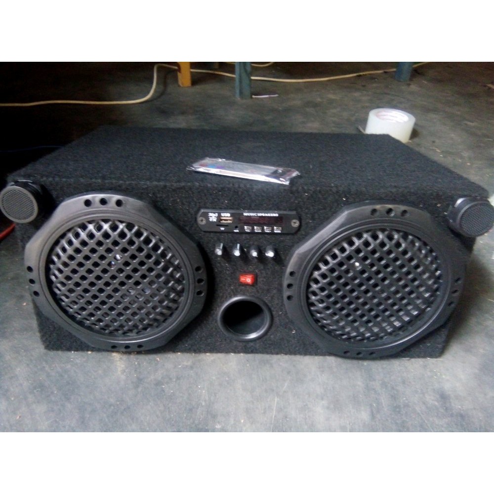 Promo Speaker Aktif Mobil 12v Cocok Untuk Grand Max Usb Mmc Radio Aux Murah Shopee Indonesia