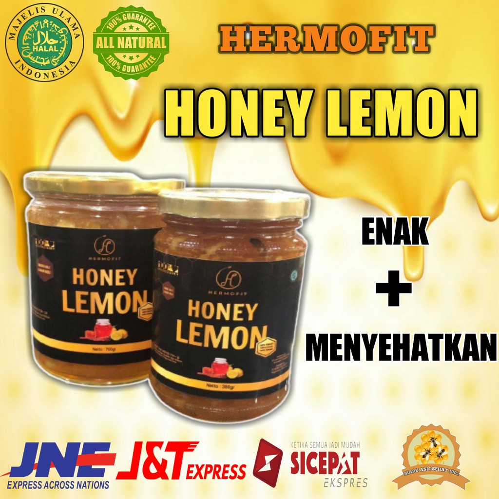 

madu hermofit honey lemon asli 100% - madu murni minuman nutrisi kesehatan alami